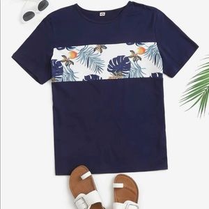 Family matching tropical outfits